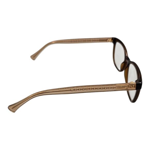 COACH HC 6072 5328 BROWN GLITTER AUTHENTIC EYEGLASSES 52/17 135 Clear Lenses - Picture 3 of 12